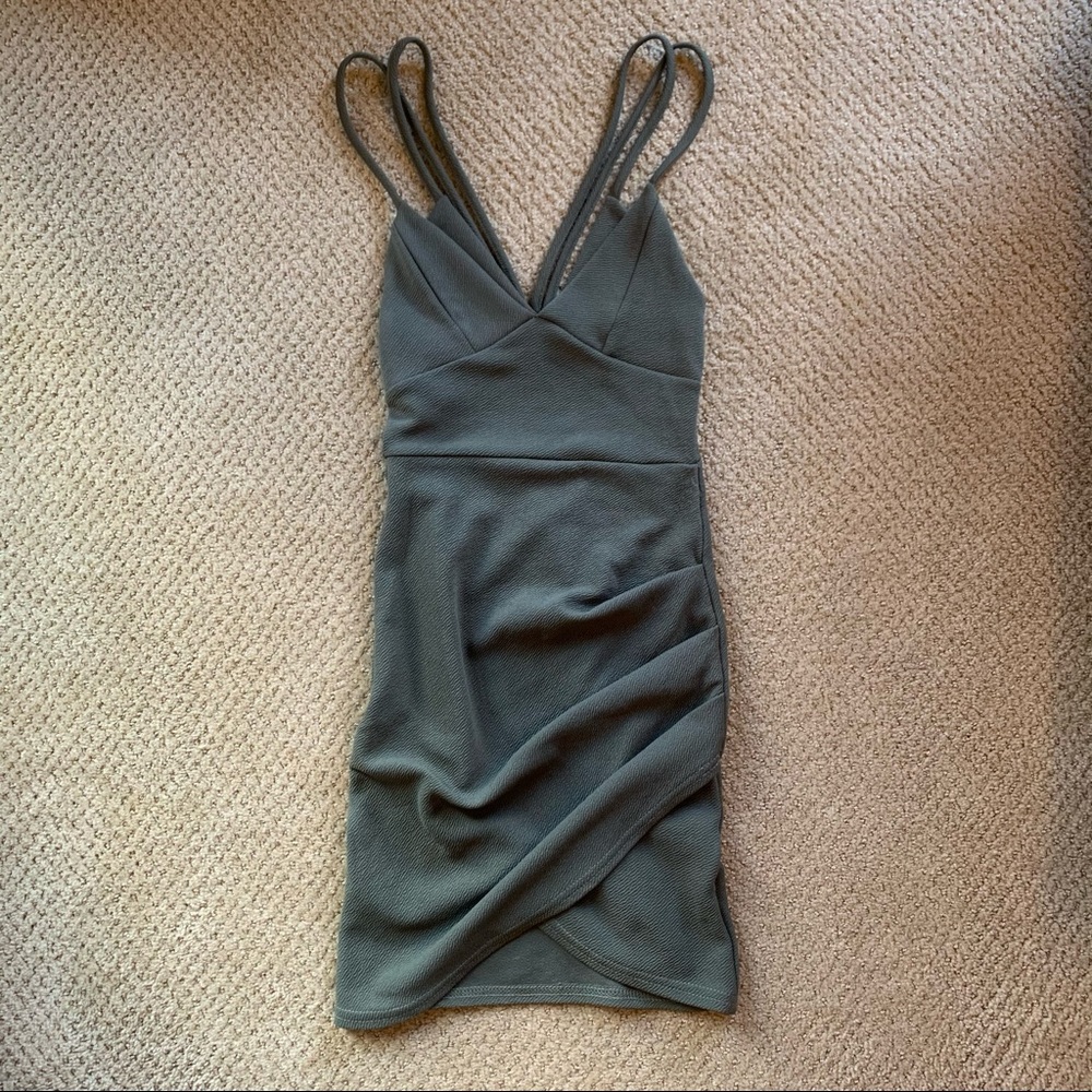 Windsor Green Mini Dress